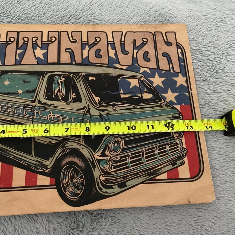 Poster Heaven Handmade Wooden Sign By Schinelli Van Art Do it In A Van Poster